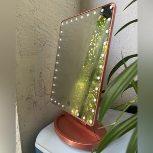 Lighted Adjustable Makeup Mirror